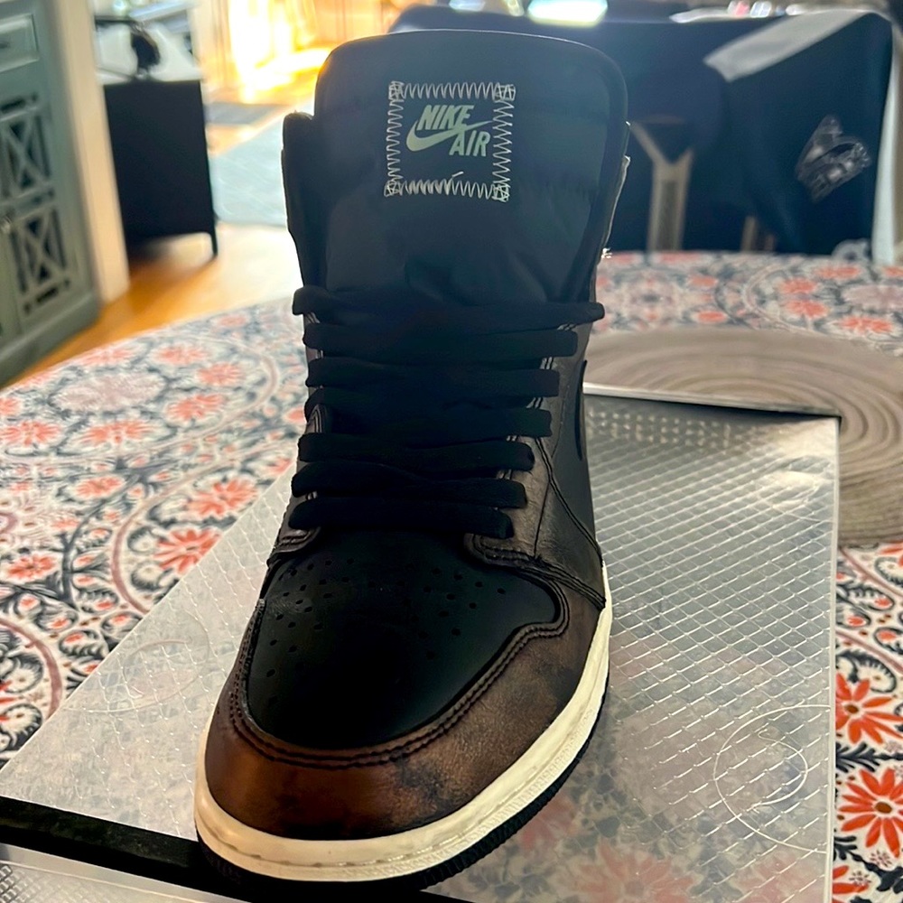Men’s Nike Flights, Bronze, Black & Gray, size 10.5 Gently used. Maybe 3-4 times